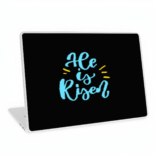He Is Risen Religious Easter Laptop Skins