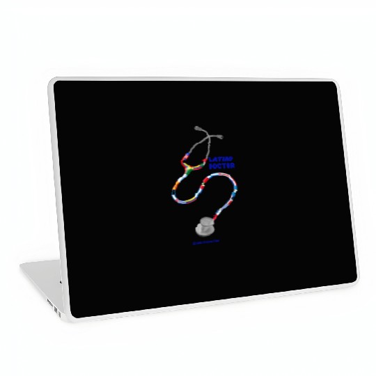 STETHOSCOPE LATINO DOCTOR undoctorporfavor Laptop Skins