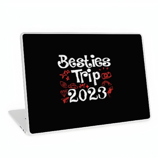 Besties Trip 2023 Summer Vacation Spring Break Laptop Skins