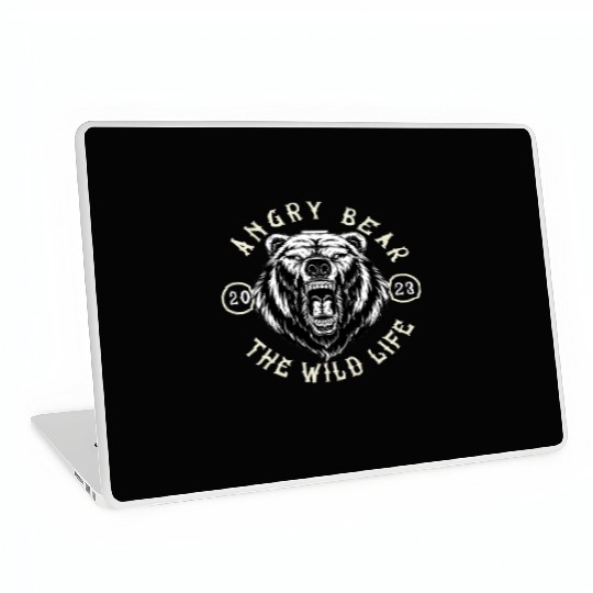 Angry Bear | The wild life Laptop Skins