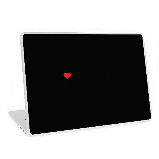 I Love Muscle Mommies, I Heart Muscle Mommies Laptop Skins