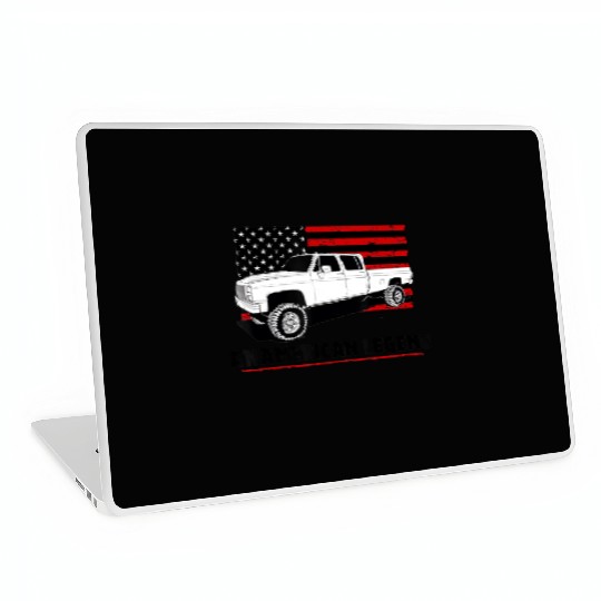 Lifted Square body truck American muscle Laptop Skins 4x4