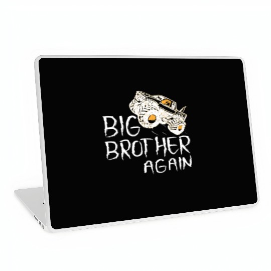 Big Brother Laptop Skins Monster Truck for Boys Youth
