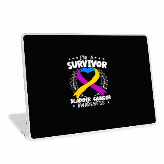 Bladder Cancer Survivor Bladder Cancer Awareness Laptop Skins