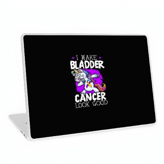 Bladder Cancer Warrior Bladder Cancer Awareness Laptop Skins