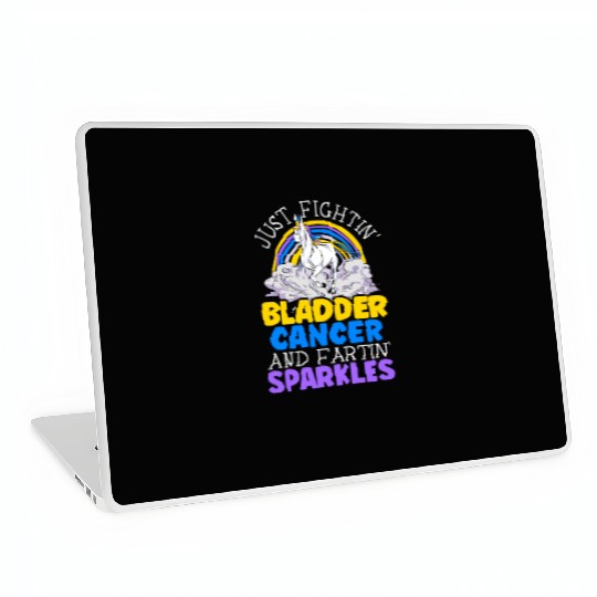 Bladder Cancer Warrior Bladder Cancer Awareness Laptop Skins