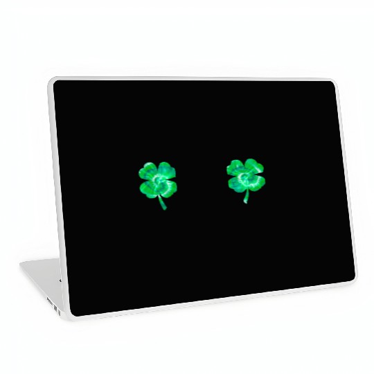 Shamrock Boobs Tie Dye Irish Boobies St Patricks Laptop Skins