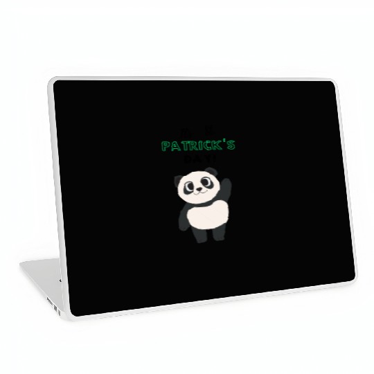 Panda St Patricks Day Laptop Skins