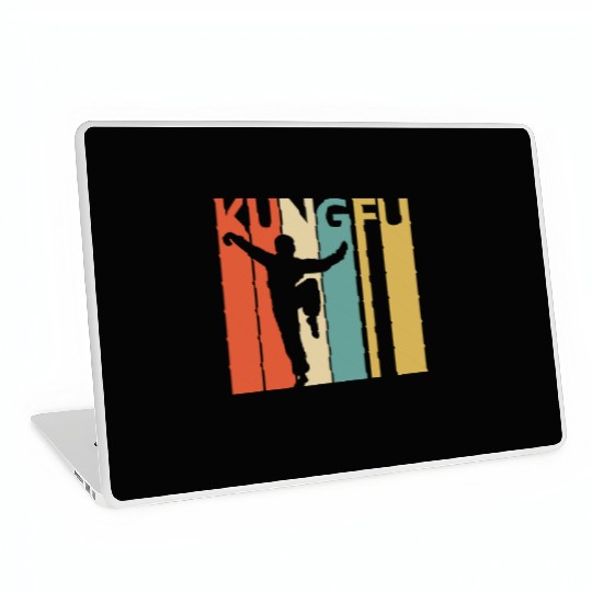Vintage Kung Fu Lover Gift Laptop Skins
