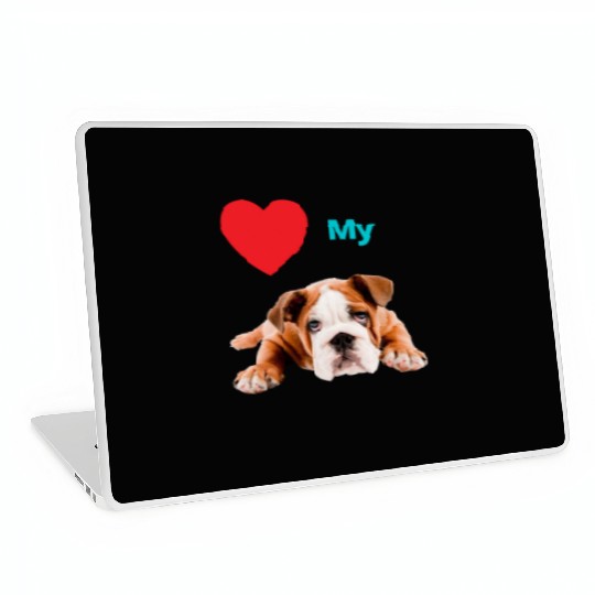 Love my dog Laptop Skins