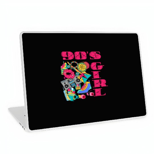 "90s Girl" Vintage Nostalgia Laptop Skins