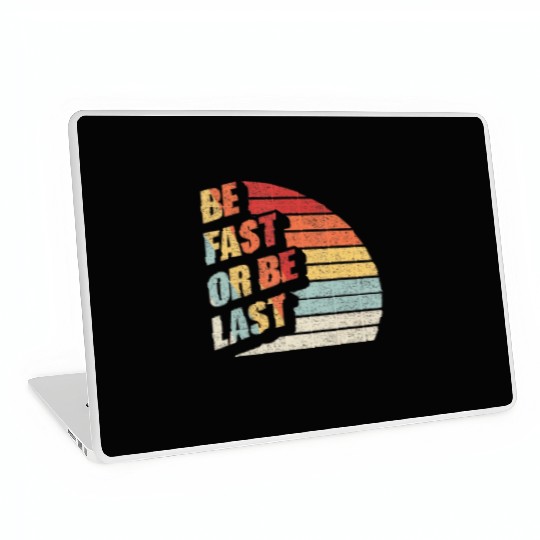 Fast Car Quote Drag Racing Gift Vintage Retro Rac Laptop Skins