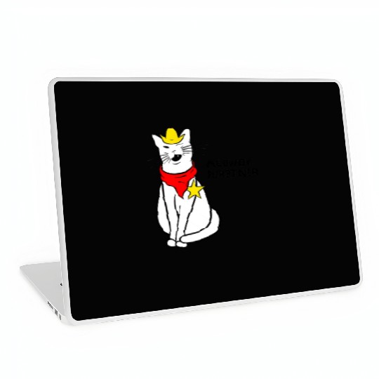 meowdy cat partner Laptop Skins