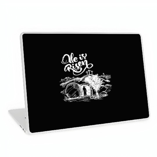 He Is Risen - White Drawing HD Laptop Skins