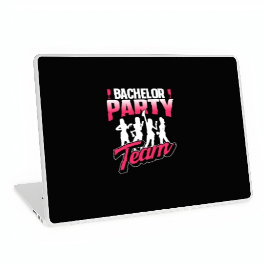 Bachelor Party Team Bride Groom Laptop Skins