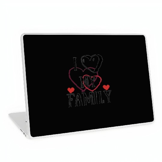 I love my family Laptop Skins