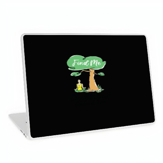 Serenity Meditating Nature Fan Spiritual Yoga Laptop Skins