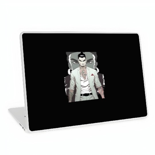 Japan Yakuza Greeny Face Laptop Skins