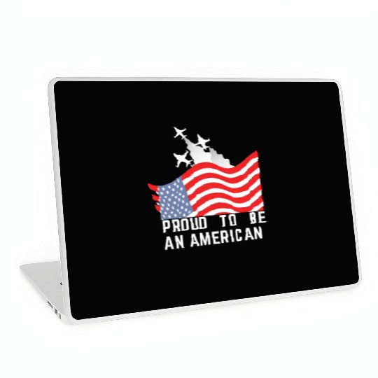 Wings of Liberty: Red, White, and Blue Plane Laptop Skins