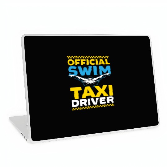 Official Swim Taxi Driver Taxi Taxicab Cab Driver Laptop Skins