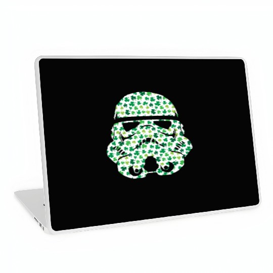 Stormtrooper Saint Patricks Day Laptop Skins