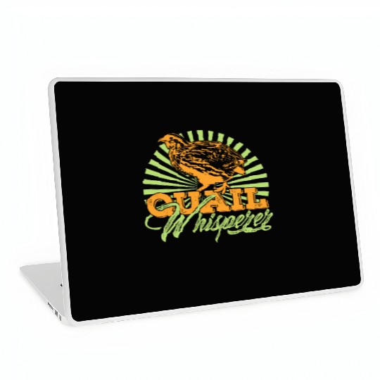 Quail Whisperer Farmer Farming Gift Laptop Skins
