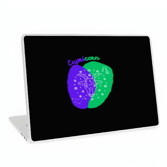 Cosmic Climb A Minimalist Capricorn Design Laptop Skins