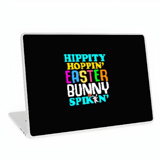 Easter Volleyball Bunny Holiday Rabbit Sport Laptop Skins