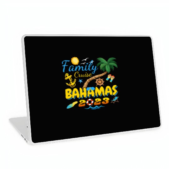 Family Cruise Bahamas 2023 Matching Group Summer Laptop Skins
