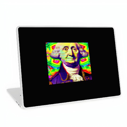 Trippy George Washington Laptop Skins