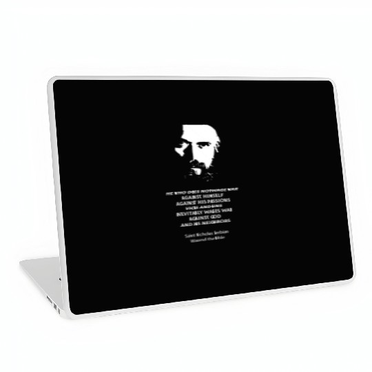 Saint Nicholas Serbian on the metaphysics of war Laptop Skins