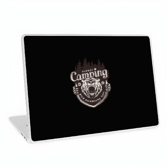 FOREST CAMPING WILD ADVENTURE TIME Laptop Skins