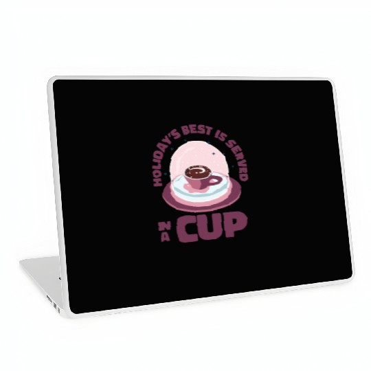 Christmas Snow Globe Coffee Caffeine Lover Laptop Skins