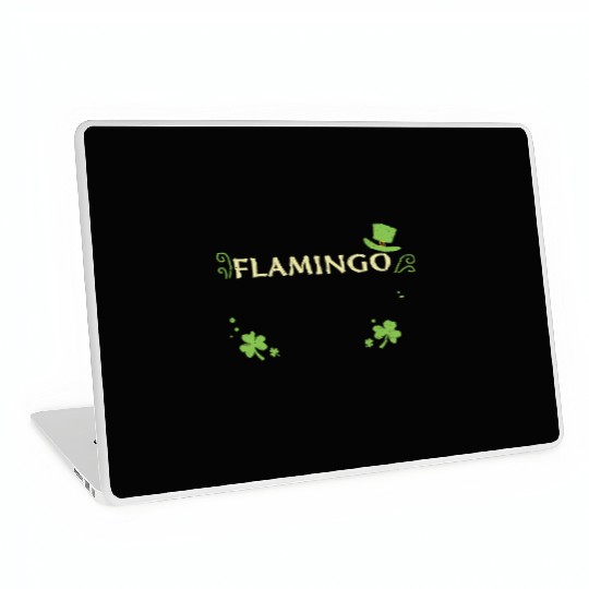 Flamingo - St. Patrick's Day Laptop Skins
