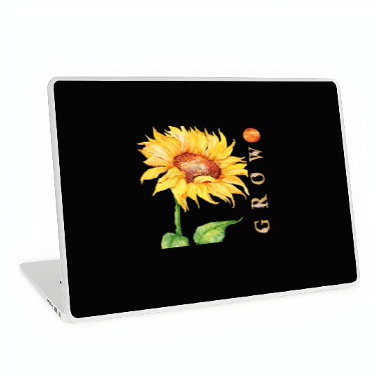 Natural Growth of Sunflower Lovers, Summer Spring Laptop Skins