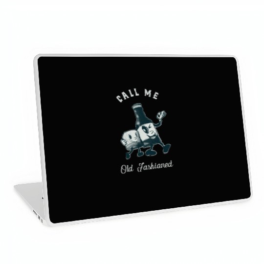 Bourbon Lover Call Me Old Fashioned Laptop Skins