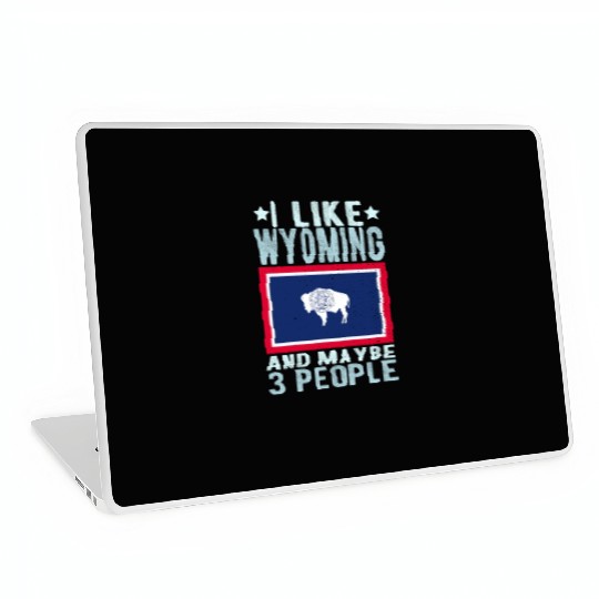 Wyoming Flag US State Laptop Skins