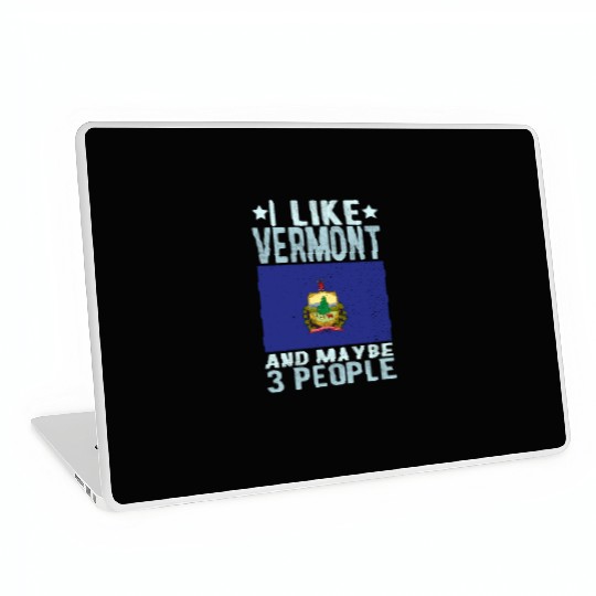 Vermont Flag US State Laptop Skins