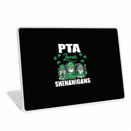 PTA Loves Shenanigans Irish St. Patricks Day Laptop Skins
