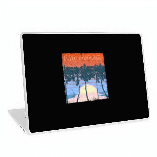 San Diego Beach Family Vacation Keepsake Laptop Skins