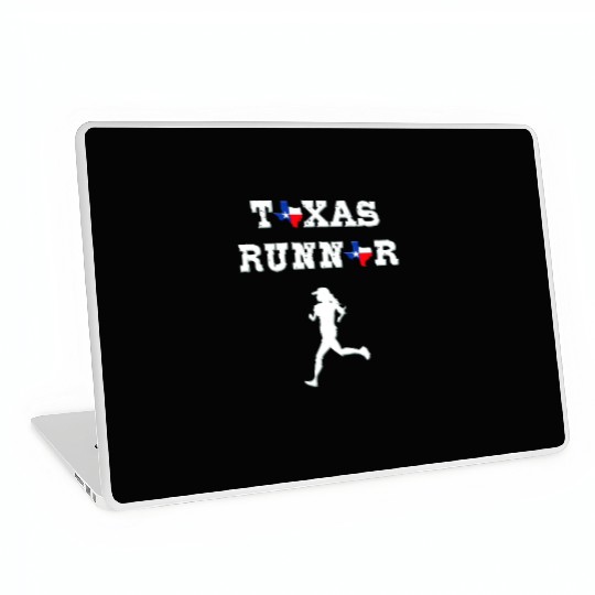 Texas Running Novelty I Love Texas Laptop Skins