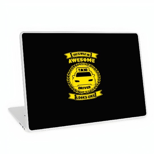 this is what an awesome taxi driver looks like Laptop Skins