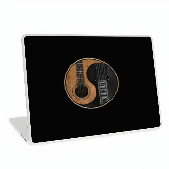 Ying Yang Guitar ArTwork Laptop Skins