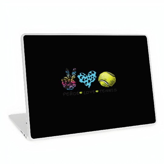 Peace Love Tennis 2 Laptop Skins
