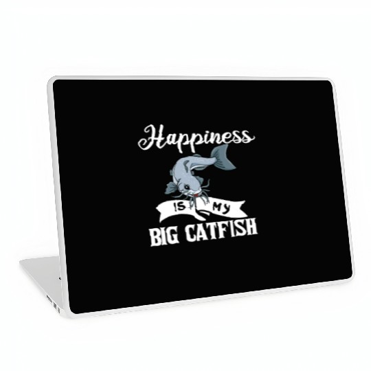 Catfish Fishing Gift Flathead Catfishing nostalgia Laptop Skins