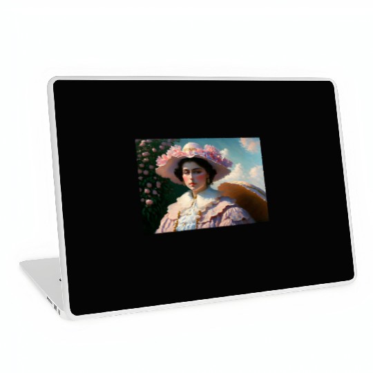 sad woman Laptop Skins