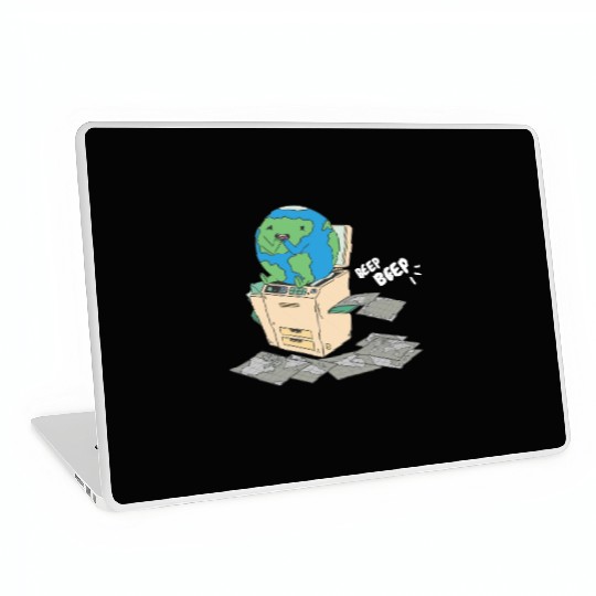 Cute Earth Cartography Teacher Art For Geographer Laptop Skins
