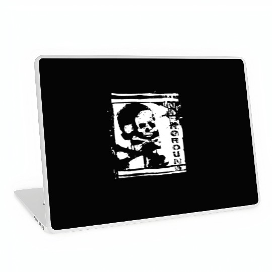 UNDERGROUND skull PUNK design Laptop Skins