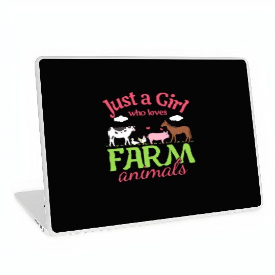 Farm Animals Farmer Farm Animal Lover Laptop Skins