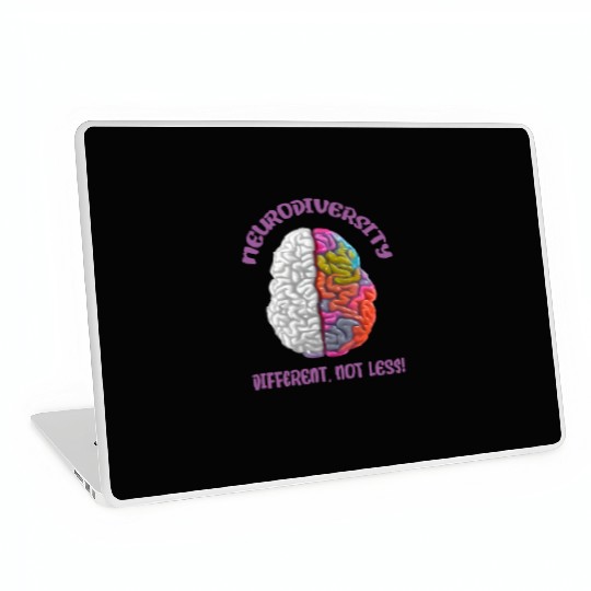 "Different, Not Less" Neurodiversity Laptop Skins